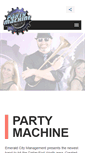 Mobile Screenshot of partymachineband.com